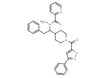 N-methyl-N-(2-phenyl-1-{1-[(3-phenyl-5-isoxazolyl)carbonyl]-4-piperidinyl}ethyl)-2-pyridinecarboxamide