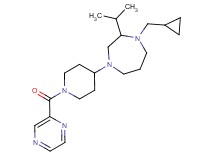 1-(cyclopropylmethyl)-2-isopropyl-4-[1-(pyrazin-2-ylcarbonyl)piperidin-4-yl]-1,4-diazepane
