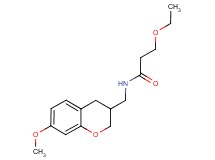 3-ethoxy-N-[(7-methoxy-3,4-dihydro-2H-chromen-3-yl)methyl]propanamide