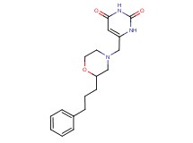 6-{[2-(3-phenylpropyl)-4-morpholinyl]methyl}-2,4(1H,3H)-pyrimidinedione