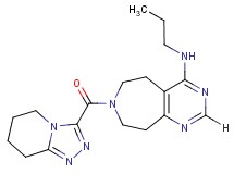 N-propyl-7-(5,6,7,8-tetrahydro[1,2,4]triazolo[4,3-a]pyridin-3-ylcarbonyl)-6,7,8,9-tetrahydro-5H-pyrimido[4,5-d]azepin-4-amine