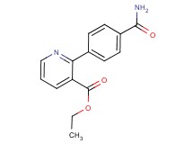 ethyl 2-[4-(aminocarbonyl)phenyl]nicotinate