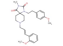 1-[2-(4-methoxyphenyl)ethyl]-8-[(2E)-3-(2-methoxyphenyl)-2-propen-1-yl]-3-methyl-1,3,8-triazaspiro[4.5]decane-2,4-dione