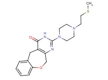 2-{4-[2-(methylthio)ethyl]piperazin-1-yl}-5,11-dihydro[1]benzoxepino[3,4-d]pyrimidin-4(3H)-one