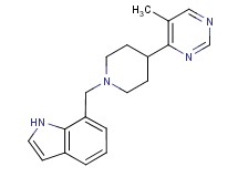 7-{[4-(5-methylpyrimidin-4-yl)piperidin-1-yl]methyl}-1H-indole
