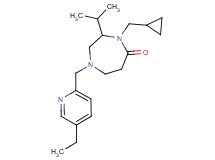 4-(cyclopropylmethyl)-1-[(5-ethylpyridin-2-yl)methyl]-3-isopropyl-1,4-diazepan-5-one