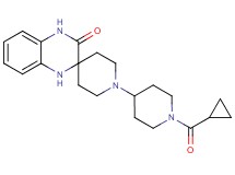 1-[1-(cyclopropylcarbonyl)-4-piperidinyl]-1',4'-dihydro-3'H-spiro[piperidine-4,2'-quinoxalin]-3'-one