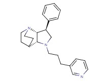 (2R*,3S*,6R*)-3-phenyl-5-[3-(3-pyridinyl)propyl]-1,5-diazatricyclo[5.2.2.0~2,6~]undecane