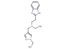 2-(1H-benzimidazol-2-yl)-N-ethyl-N-[(1-ethyl-1H-pyrazol-4-yl)methyl]ethanamine