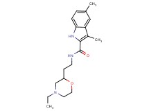 N-[2-(4-ethylmorpholin-2-yl)ethyl]-3,5-dimethyl-1H-indole-2-carboxamide