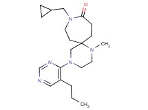 9-(cyclopropylmethyl)-1-methyl-4-(5-propylpyrimidin-4-yl)-1,4,9-triazaspiro[5.6]dodecan-10-one