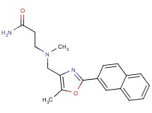N~3~-methyl-N~3~-{[5-methyl-2-(2-naphthyl)-1,3-oxazol-4-yl]methyl}-beta-alaninamide