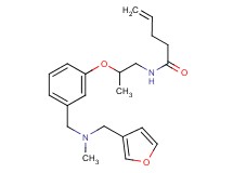 N-[2-(3-{[(3-furylmethyl)(methyl)amino]methyl}phenoxy)propyl]-4-pentenamide