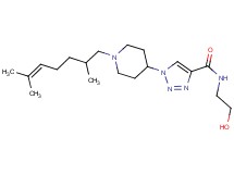 1-[1-(2,6-dimethyl-5-hepten-1-yl)-4-piperidinyl]-N-(2-hydroxyethyl)-1H-1,2,3-triazole-4-carboxamide