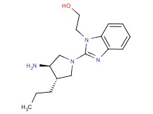2-{2-[(3R*,4S*)-3-amino-4-propylpyrrolidin-1-yl]-1H-benzimidazol-1-yl}ethanol