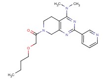 7-(butoxyacetyl)-N,N-dimethyl-2-pyridin-3-yl-5,6,7,8-tetrahydropyrido[3,4-d]pyrimidin-4-amine