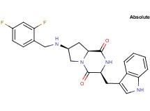 (3S,7S,8aS)-7-[(2,4-difluorobenzyl)amino]-3-(1H-indol-3-ylmethyl)hexahydropyrrolo[1,2-a]pyrazine-1,4-dione
