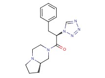 2-[3-phenyl-2-(1H-tetrazol-1-yl)propanoyl]octahydropyrrolo[1,2-a]pyrazine trifluoroacetate