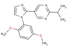 5-[1-(2,5-dimethoxyphenyl)-1H-imidazol-2-yl]-2-isopropylpyrimidine