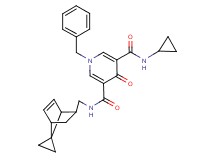 1-benzyl-N-cyclopropyl-4-oxo-N'-(spiro[bicyclo[2.2.1]heptane-7,1'-cyclopropane]-5-en-2-ylmethyl)-1,4-dihydro-3,5-pyridinedicarboxamide