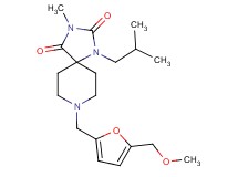1-isobutyl-8-{[5-(methoxymethyl)-2-furyl]methyl}-3-methyl-1,3,8-triazaspiro[4.5]decane-2,4-dione