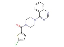 4-{4-[(5-chloro-2-thienyl)carbonyl]-1-piperazinyl}quinazoline