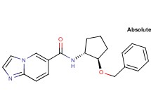 N-[(1R,2R)-2-(benzyloxy)cyclopentyl]imidazo[1,2-a]pyridine-6-carboxamide