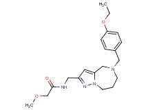 N-{[5-(4-ethoxybenzyl)-5,6,7,8-tetrahydro-4H-pyrazolo[1,5-a][1,4]diazepin-2-yl]methyl}-2-methoxyacetamide