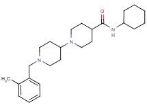 N-cyclohexyl-1'-(2-methylbenzyl)-1,4'-bipiperidine-4-carboxamide