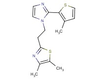 4,5-dimethyl-2-{2-[2-(3-methyl-2-thienyl)-1H-imidazol-1-yl]ethyl}-1,3-thiazole