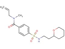 N-allyl-N-methyl-4-({[2-(tetrahydro-2H-pyran-2-yl)ethyl]amino}sulfonyl)benzamide