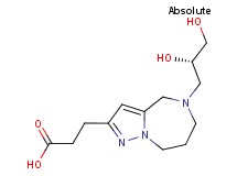 3-{5-[(2S)-2,3-dihydroxypropyl]-5,6,7,8-tetrahydro-4H-pyrazolo[1,5-a][1,4]diazepin-2-yl}propanoic acid
