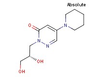 2-[(2S)-2,3-dihydroxypropyl]-5-(1-piperidinyl)-3(2H)-pyridazinone