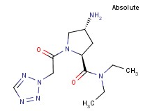 (4R)-4-amino-N,N-diethyl-1-(2H-tetrazol-2-ylacetyl)-L-prolinamide