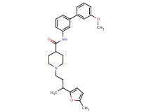 N-(3'-methoxy-3-biphenylyl)-1-[3-(5-methyl-2-furyl)butyl]-4-piperidinecarboxamide