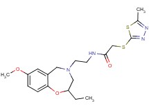 N-[2-(2-ethyl-7-methoxy-2,3-dihydro-1,4-benzoxazepin-4(5H)-yl)ethyl]-2-[(5-methyl-1,3,4-thiadiazol-2-yl)thio]acetamide