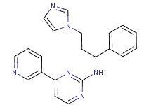N-[3-(1H-imidazol-1-yl)-1-phenylpropyl]-4-(3-pyridinyl)-2-pyrimidinamine