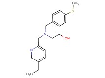 2-{[(5-ethylpyridin-2-yl)methyl][4-(methylthio)benzyl]amino}ethanol