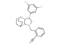 2-{[(3R*,3aR*,7aR*)-3-(3,5-difluorophenyl)hexahydro-4,7-ethanopyrrolo[3,2-b]pyridin-1(2H)-yl]methyl}benzonitrile