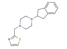 1-(2,3-dihydro-1H-inden-2-yl)-4-(1,3-thiazol-2-ylmethyl)piperazine