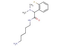 N-(5-aminopentyl)-2-(dimethylamino)-2-(2-fluorophenyl)acetamide