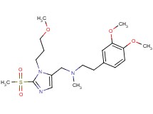 2-(3,4-dimethoxyphenyl)-N-{[1-(3-methoxypropyl)-2-(methylsulfonyl)-1H-imidazol-5-yl]methyl}-N-methylethanamine