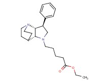 ethyl 5-[(2R*,3S*,6R*)-3-phenyl-1,5-diazatricyclo[5.2.2.0~2,6~]undec-5-yl]pentanoate