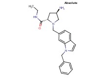 (4R)-4-amino-1-[(1-benzyl-1H-indol-6-yl)methyl]-N-ethyl-L-prolinamide