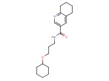 N-[3-(cyclohexyloxy)propyl]-5,6,7,8-tetrahydroquinoline-3-carboxamide