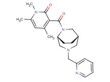 1,4,6-trimethyl-3-{[(1S*,5R*)-3-(pyridin-2-ylmethyl)-3,6-diazabicyclo[3.2.2]non-6-yl]carbonyl}pyridin-2(1H)-one