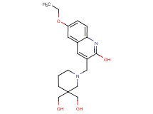 3-{[3,3-bis(hydroxymethyl)-1-piperidinyl]methyl}-6-ethoxy-2-quinolinol