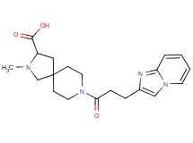 8-(3-imidazo[1,2-a]pyridin-2-ylpropanoyl)-2-methyl-2,8-diazaspiro[4.5]decane-3-carboxylic acid