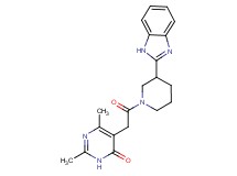 5-{2-[3-(1H-benzimidazol-2-yl)-1-piperidinyl]-2-oxoethyl}-2,6-dimethyl-4(3H)-pyrimidinone