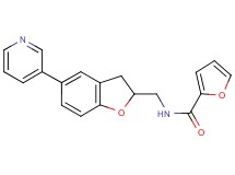 N-{[5-(3-pyridinyl)-2,3-dihydro-1-benzofuran-2-yl]methyl}-2-furamide